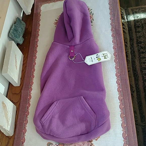 Fleece Dog Hoodie L Up to 15#; L 18; C: 20; N: 14"